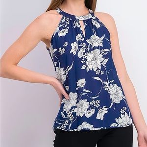 Papermoon - Bonney Keyhole Halter Blouse